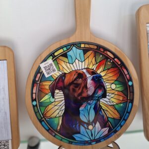 Customisable round Wooden Cheese Platter with Ceramic Insert - Personalize Your Serving Experience