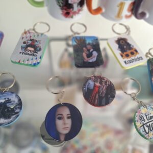 Personalised keyring