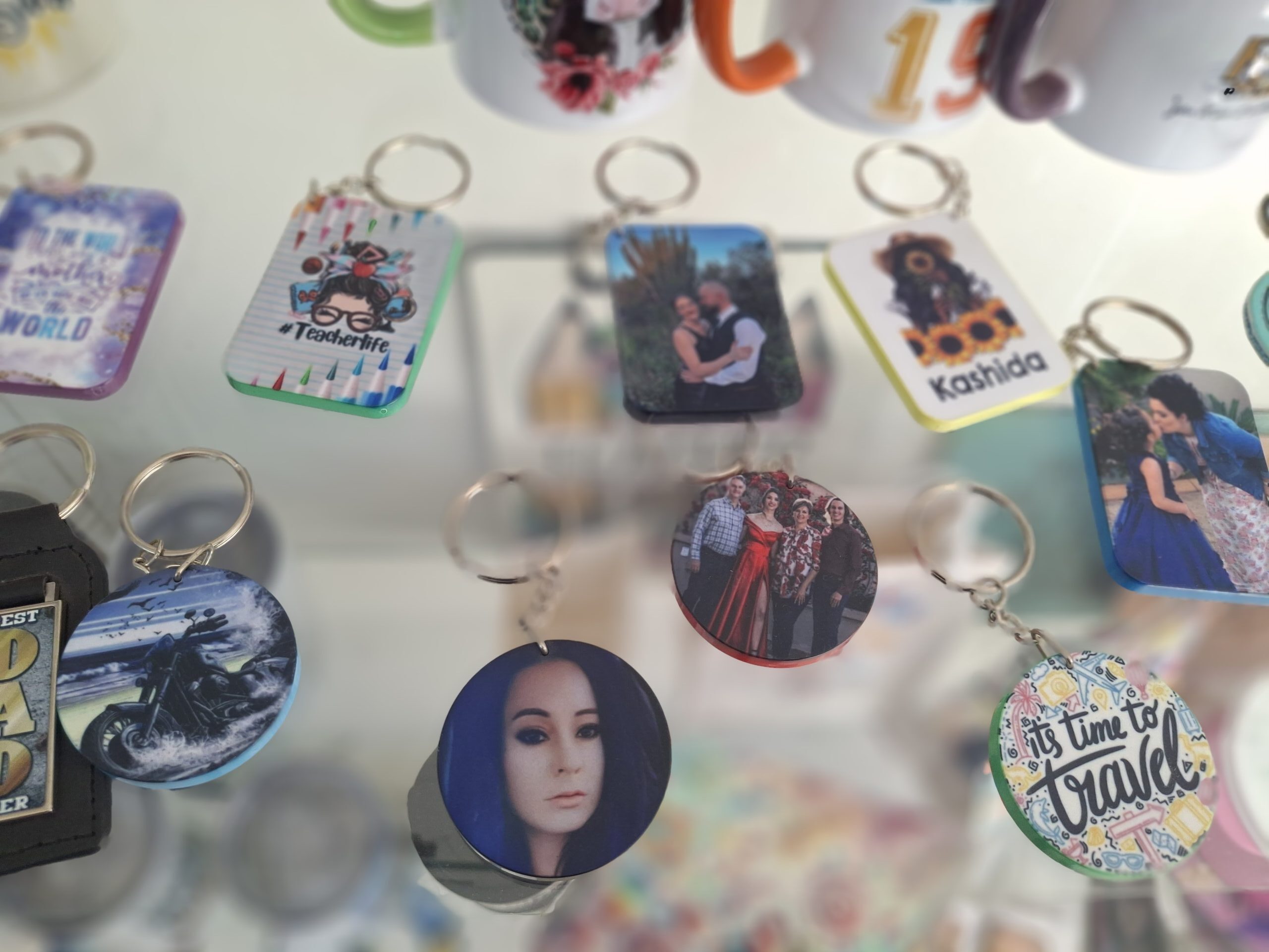 Personalised keyring