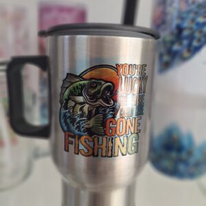 silver mug - upload your design