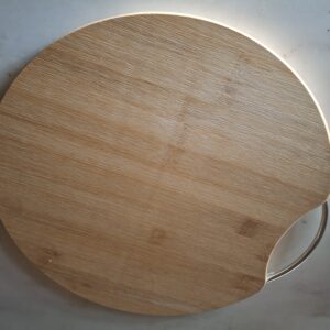 Round 30cm Bamboo Cutting board customisable