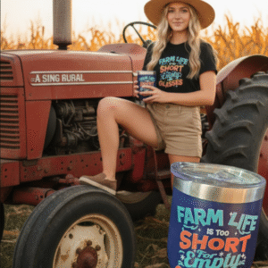 December Special, 1 custom t-shirt plus 1 custom insulated tumbler