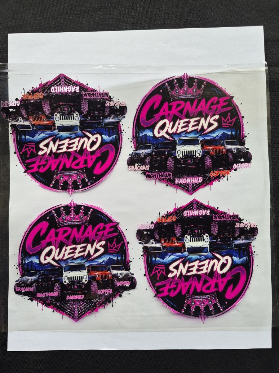 UV DTF sticker sheet